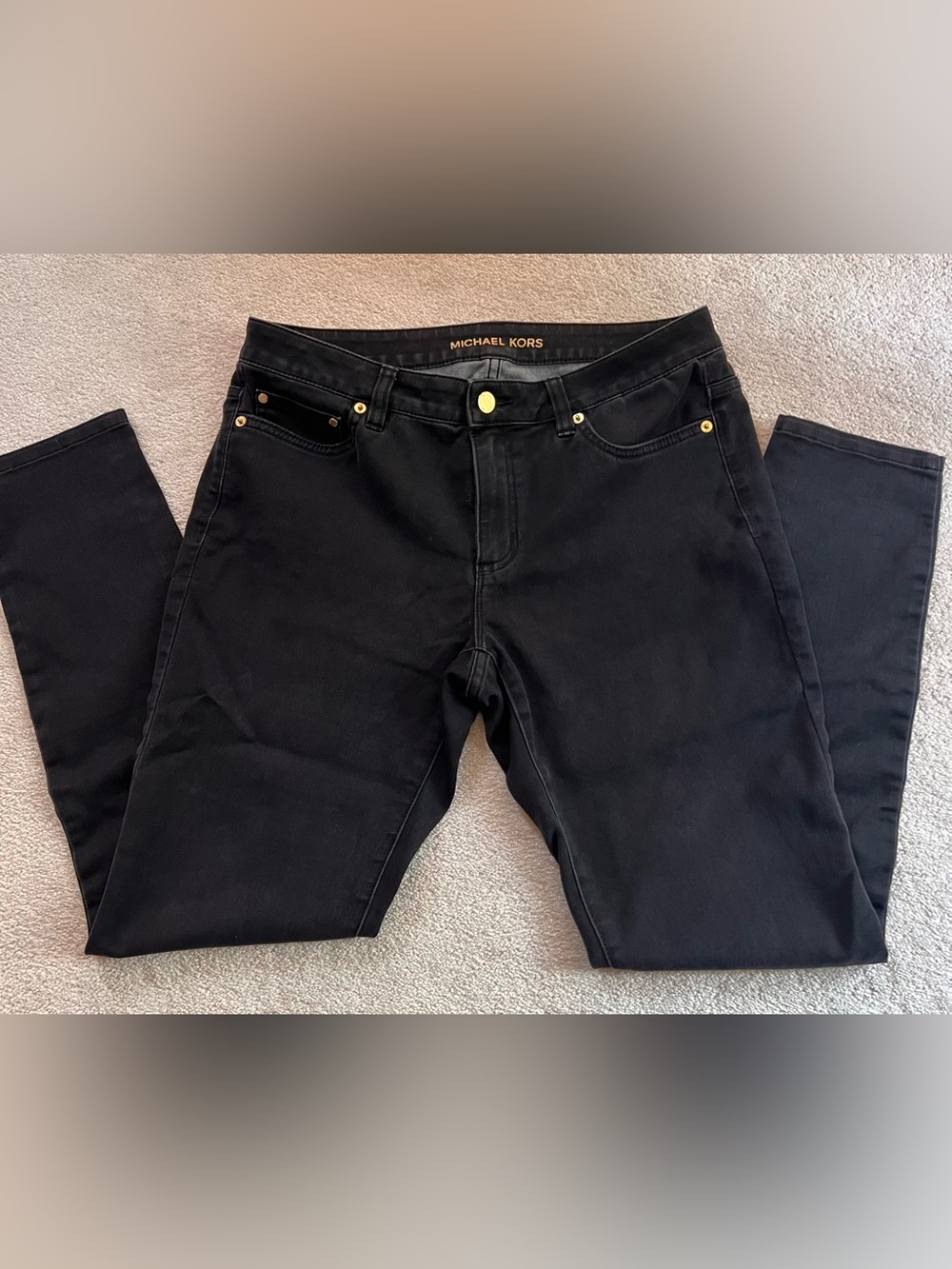 Michael Kors Black Stretch Skinny Jeans